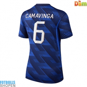 Billiga Frankrike Eduardo Camavinga #6 Hemmatröja Dam VM 2026 Kortärmad